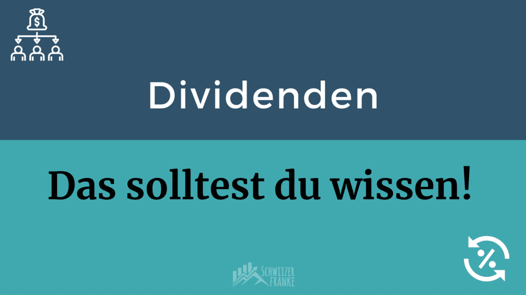 Dividends simply explained Dividend calculation Dividend tax switzerland taxation