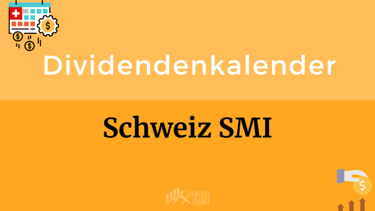 Dividendenkalender schweiz dividendenkalender SMI aktien termine hauptversammlung ISIN auszahlungen