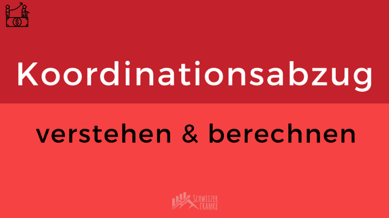 What is the coordination deduction Coordination deduction simply explained Coordination deduction part-time work
