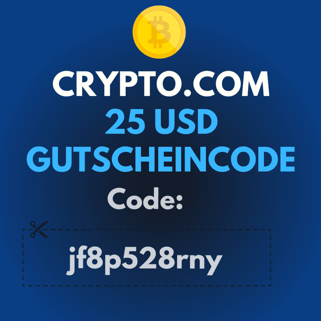 Crypto.com Gutscheincode Voucher Referral Code Crypto dot com freunde werben Gutschein Einladung