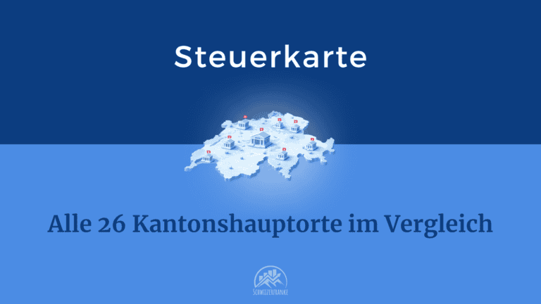 Steuerbelastung nach Kanton: CHF 12'580 Unterschied zwischen Zug und Neuenburg bei CHF 100'000 Lohn